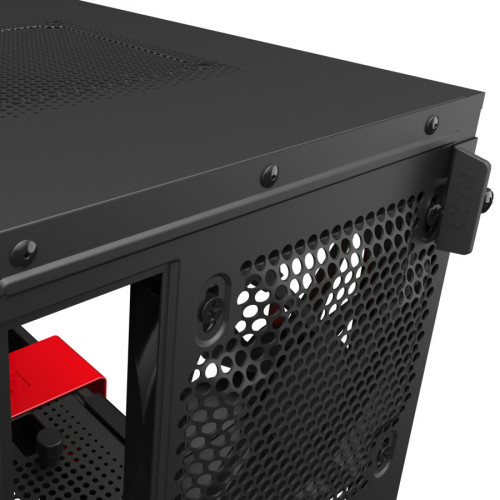 NZXT H210 Mini Tower Nero, Rosso