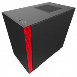 NZXT H210 Mini Tower Nero, Rosso