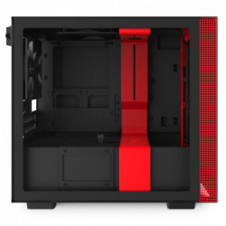 NZXT H210 Mini Tower Nero, Rosso