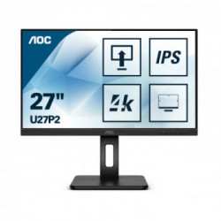 AOC U27P2 LED display 68,6 cm (27") 3840 x 2160 Pixel 4K Ultra HD Nero