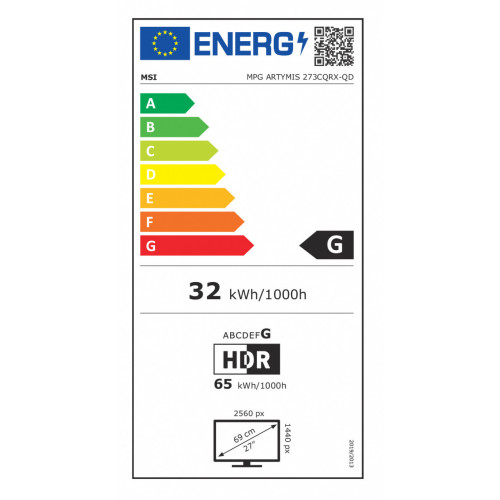 MSI MPG Artymis 273CQRX QD 68,6 cm (27") 2560 x...