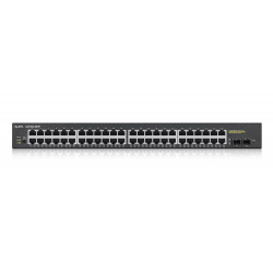 Zyxel GS1900-48HP Gestito L2 Gigabit Ethernet (10/100/1000) Supporto Power over Ethernet (PoE) Nero
