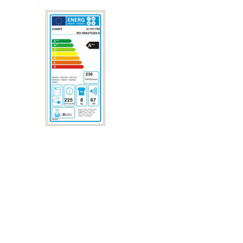 Candy RO H8A2TCEX-S - Asciugatrice a Carica...