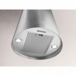 Elica JUNO URBAN ZINC/F/50 - Cappa Filtrante Sospesa, Effetto Zincato, 50 cm, A