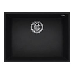Elleci LKQ11086BSO - Lavello quadra 110, 58x44, 1V, black sottotop