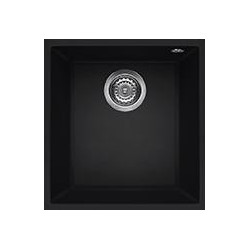 Elleci LKQ10086BSO - Lavello quadra 100, 38x44, 1V, black sottotop