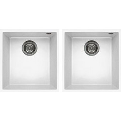 Elleci LKQ20096BSO - Lavello quadra 200, 2V, WHITE, 96 sottotop