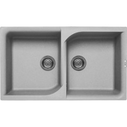 Elleci LME45079 - Lavello ego 450, 86X50, 2V, aluminium