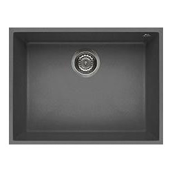 Elleci LMQ11073BSO - Lavello quadra 110, 58x44, 1V, titanium sottotop