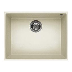 Elleci LGQ11062BSO - Lavello quadra 110, 58x44, 1V, bianco antico