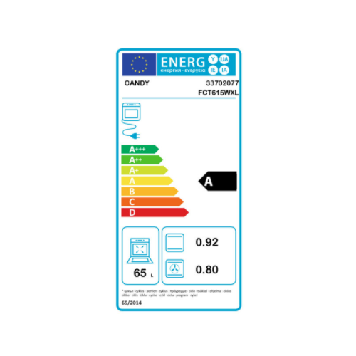 Candy FCT625WXL/E - Forno Elettrico da Incasso,...