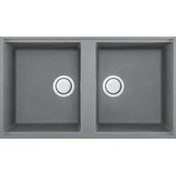 Elleci LKB45097BSO - Lavello best 450, 86X51, 2V, light grey