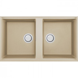 Elleci LKB45095BSO - Lavello best 450, 86X51, 2V, champagne sottotop