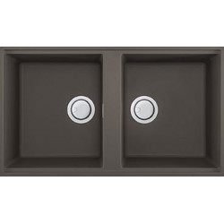 Elleci LKB45093BSO - Lavello best 450, 86X51, 2V, dove grey