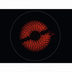 Electrolux LHR3233CK - Piano Cottura Elettrico, Domino, 2 Zone (1 doppio circuito), 30 Cm