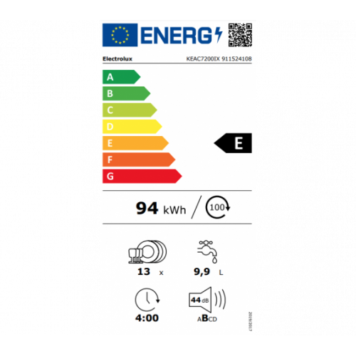 Electrolux KEAC7200IX - Lavastoviglie a...