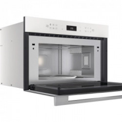 Whirlpool W7 MD440 WH - Forno Microonde da Incasso, DualCrisp, Vapore, 6° Senso, Bianco, 31 litri