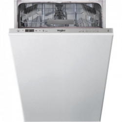 Whirlpool WSIC 3M17 - Lavastoviglie Slim a Scomparsa Totale, 6° Senso, 45 cm, 10 Coperti, Classe F