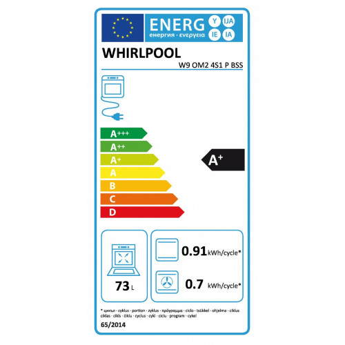 Whirlpool W9 OM2 4S1 P BSS - Forno Pirolitico...