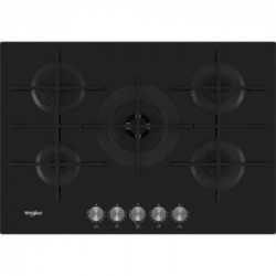 Whirlpool GOWL 758/NB - Piano Cottura a Gas, 5 Fuochi, 73 cm