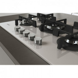 Whirlpool GOWL 758/WH - Piano Cottura a Gas, 5 Fuochi, 73 cm, Bianco