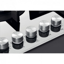 Whirlpool GOWL 758/WH - Piano Cottura a Gas, 5 Fuochi, 73 cm, Bianco