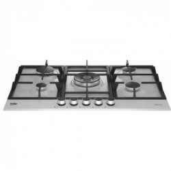 Beko HIAW75225SXE Acciaio inossidabile Da incasso 75 cm Gas 5 Fornello(i)
