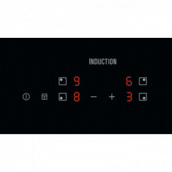 Electrolux EIR60420CK - Piano Cottura a Induzione, 4 Zone, 59 cm, Nero