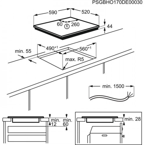 Electrolux EIR60420CK - Piano Cottura a...