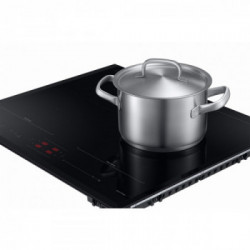 Samsung NZ64B5066KK - Piano cottura a induzione, Nero 60 cm 4 Fornello(i)