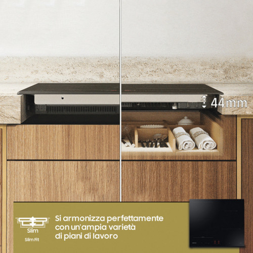 Samsung NZ64B5045GK Nero Da incasso 60 cm Piano...