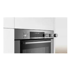 Bosch Serie 6 HRA318BS1 - Forno a Vapore da Incasso, Acciaio Inossidabile, 71 Litri, A
