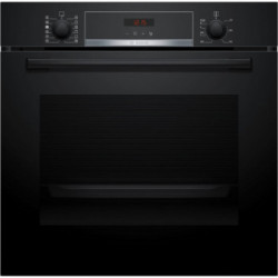 Bosch HRA574BB0 - Forno da Incasso Pirolitico con Vapore, Serie 4, Cottura HotAir 3D, 71 Litri, Classe A
