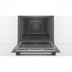 Bosch HRA574BB0 - Forno da Incasso Pirolitico con Vapore, Serie 4, Cottura HotAir 3D, 71 Litri, Classe A