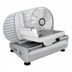 RGV Ausonia 190 - Affettatrice Domestica, 100 W, Lama Ø 19 cm, Taglio 0÷14 mm, Silver