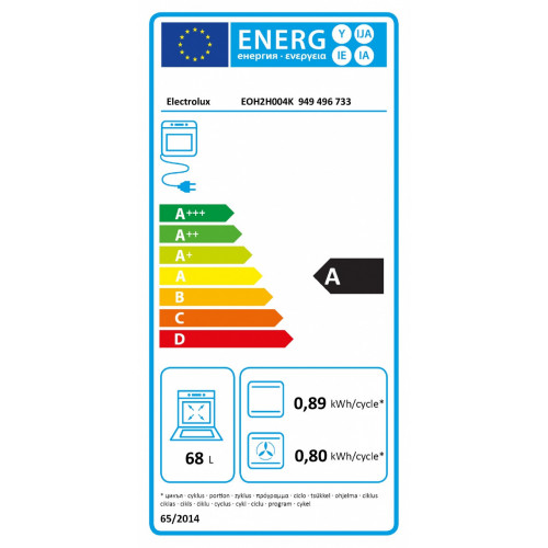 Electrolux EOH2H004K - Forno da Incasso,...
