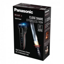 Panasonic ES-LL21-K503SH - Rasoio Elettrico Ricaricabile, Regolabarba, Autonomia 50 min