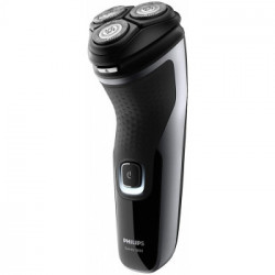 Philips S3134/51 Serires 3000 - Rasoio Elettrico Wet&Dry, Testine Pivot & Flex 5D, 60 Min Autonomia