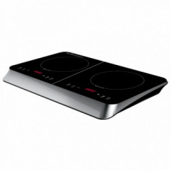 Ardes AR1F602 piano cottura Nero, Argento Superficie piana 59 cm A induzione 2 Fornello(i)