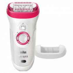 Braun Silk-épil 9 81676497 epilatore Rosa, Bianco 40 pinzette