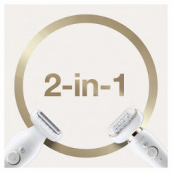 Braun Silk-épil 9 Flex 9002 - Epilatore Wet&Dry con 4 Accessori, Inclusa Testina Radente