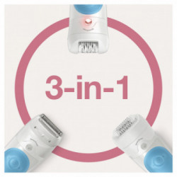 Braun 5 Silk-épil 5-610 -Epilatore, Wet&Dry, 28 Pinzette