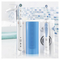 Oral-B Smart 5000 + OxyJet - Kit Spazzolino Elettrico + Idropulsore, 6 Testine, 4 Testine Oxyjet