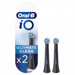 Oral-B iO Ultimate Clean 80335625 testina per spazzolino 2 pezzo(i) Nero