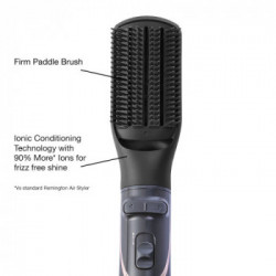 Remington AS8606 Curl & Straight Confidence - Spazzola ad Aria Calda, 5 Accessori, con Custodia