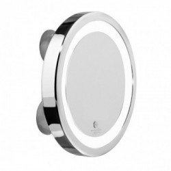 Macom Sensation 211 - Specchio Cosmetico con Led a Ventose, Ingrandimento 5X