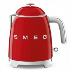 Smeg KLF05RDEU, Mini Bollitore Elettrico 0.8 Lt, Rosso