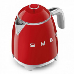 Smeg KLF05RDEU, Mini Bollitore Elettrico 0.8 Lt, Rosso