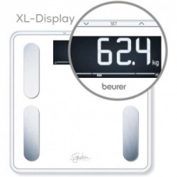 BF 400 Signature Line - Bilancia Pesapersone Diagnostica con Portata Max 200 kg, 31 x 31 cm, Bianca