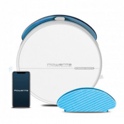 Rowenta RR7427 Explorer Serie 60 Allergy - Robot Aspirapolvere, Lavapavimenti, Alto 6 cm, 3 Livelli Potenza Aspirazione